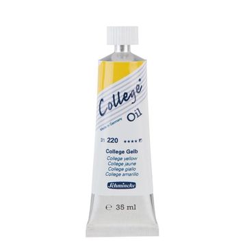 Schmincke 35 ml 220 College Yellow College Oil Yağlı Boya