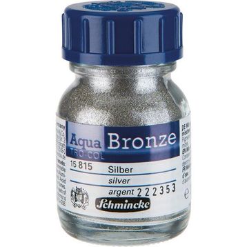 Schmincke 815 Aqua Bronze Yaldız Pigment 20 ML Silver Sulu Boya