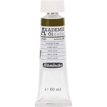 Schmincke Akademie Öl Color No:504 Green Earth Seri 1 60 ml Yağlı Boya