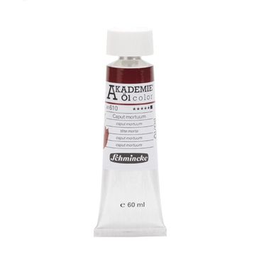 Schmincke Akademie Öl Color No:610 Caput Mortuum Seri 1 60 ML Yağlı Boya
