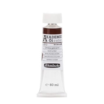 Schmincke Akademie Öl Color No:612 Burnt Umber Seri 1 60 ml Yağlı Boya