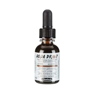 Schmincke Aqua Drop Burnt Umber 30 ml Sıvı Sulu Boya
