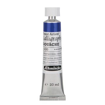 Schmincke Calligraphy Gouache No:430 Ultramarine Deep Blue Artist 20 ml Tüp Guaj Boya