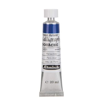 Schmincke Calligraphy Gouache No:431 Paris Blue Artist 20 ml Tüp Guaj Boya