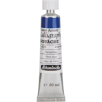 Schmincke Calligraphy Gouache No:431 Paris Blue Artist 20 ml Tüp Guaj Boya
