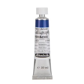 Schmincke Calligraphy Gouache No:431 Paris Blue Artist 20 ml Tüp Guaj Boya