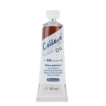 Schmincke College Oil N:630 Burnt Sienna 35 ml Yağlı Boya