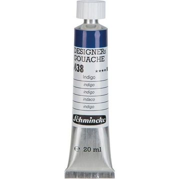 Schmincke HKS Designers' Gouache No:438 Indigo 20 ML Tüp Guaj Boya