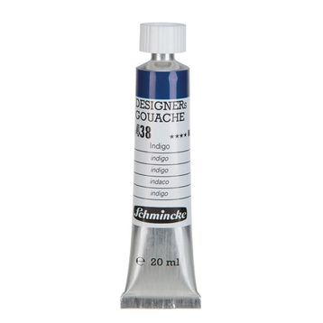 Schmincke HKS Designers' Gouache No:438 Indigo 20 ML Tüp Guaj Boya