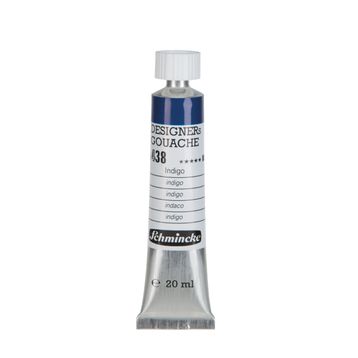 Schmincke HKS Designers' Gouache No:438 Indigo 20 ML Tüp Guaj Boya