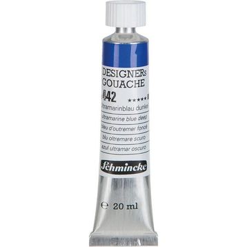 Schmincke HKS Designers' Gouache No:442 Ultramarine Blue Deep 20 ML Tüp Guaj Boya