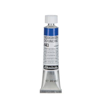 Schmincke HKS Designers' Gouache No:443 Ultramarine Blue Light 20 ML Tüp Guaj Boya