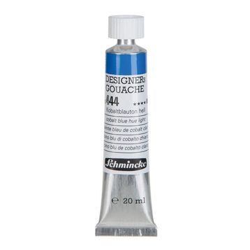 Schmincke HKS Designers' Gouache No:444 Cobalt Blue Light 20 ML Tüp Guaj Boya