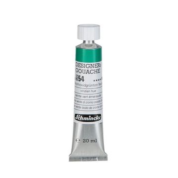 Schmincke HKS Designers' Gouache No:554 Chromium Oxide Green Brilliant 20 ML Tüp Guaj Boya
