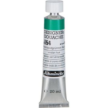 Schmincke HKS Designers' Gouache No:554 Chromium Oxide Green Brilliant 20 ML Tüp Guaj Boya