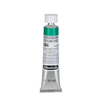 Schmincke HKS Designers' Gouache No:554 Chromium Oxide Green Brilliant 20 ML Tüp Guaj Boya