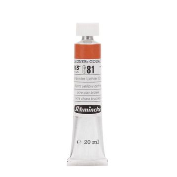 Schmincke Hks Designers' Gouache No:681 Burnt Yellow Ochre 20 ML Tüp Guaj Boya
