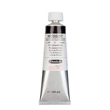 Schmincke Mussini No:490 Prussian/Paris Blue Seri 1 150 ml Yağlı Boya