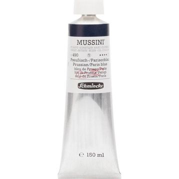 Schmincke Mussini No:490 Prussian/Paris Blue Seri 1 150 ml Yağlı Boya