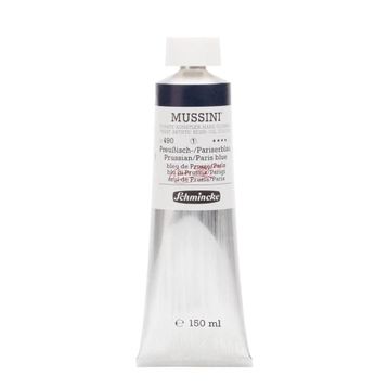 Schmincke Mussini No:490 Prussian/Paris Blue Seri 1 150 ml Yağlı Boya