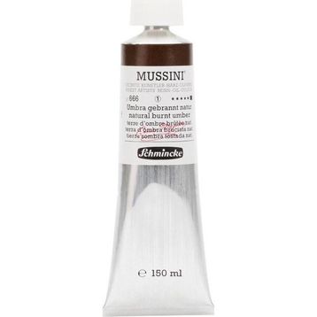 Schmincke Mussini No:666 Natural Burnt Umber Seri 1 150 ml Yağlı Boya