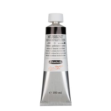 Schmincke Mussini No:666 Natural Burnt Umber Seri 1 150 ml Yağlı Boya