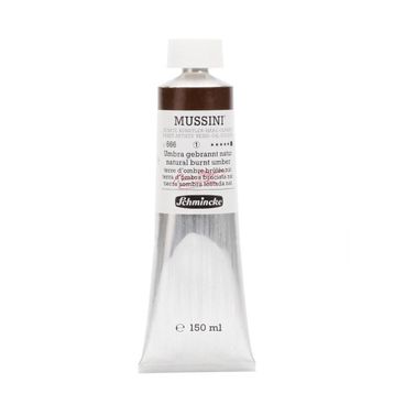 Schmincke Mussini No:666 Natural Burnt Umber Seri 1 150 ml Yağlı Boya