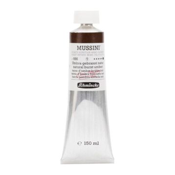 Schmincke Mussini No:666 Natural Burnt Umber Seri 1 150 ml Yağlı Boya