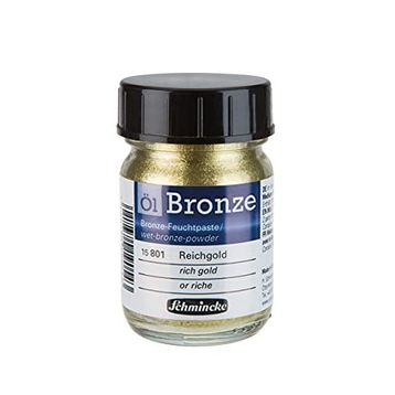Schmincke Oil Bronze No:801 Rich Gold Yaldız Pigment 50 ml Yağlı Boya