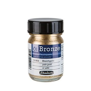 Schmincke Oil Bronze No:803 Pale Gold Yaldız Pigment 50 ml Yağlı Boya