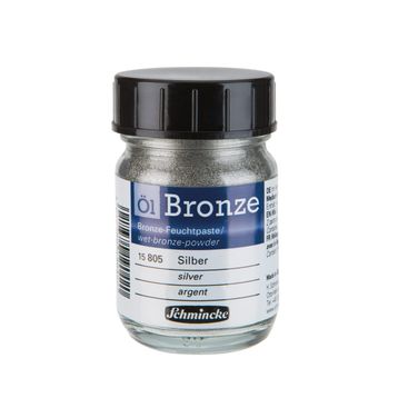 Schmincke Oil Bronze No:805 Silver Yaldız Pigment 50 ml Yağlı Boya