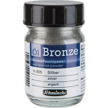 Schmincke Oil Bronze No:805 Silver Yaldız Pigment 50 ml Yağlı Boya