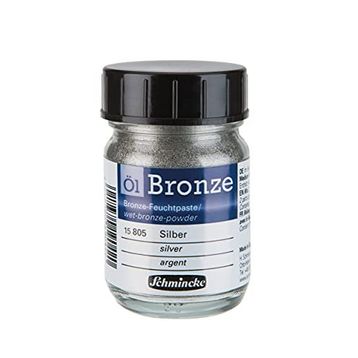 Schmincke Oil Bronze No:805 Silver Yaldız Pigment 50 ml Yağlı Boya