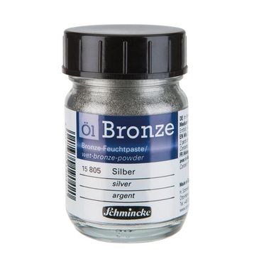 Schmincke Oil Bronze No:805 Silver Yaldız Pigment 50 ml Yağlı Boya