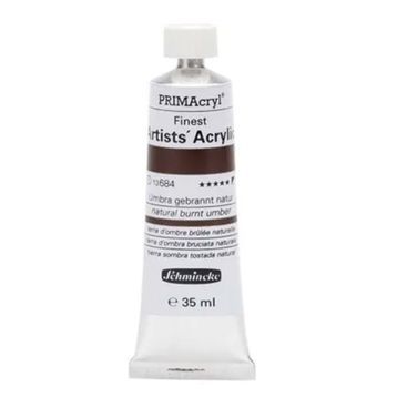 Schmincke Primacryl Artist 684 Natural Burnt Umber 35 ml Akrilik Boya