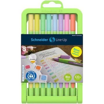 Schneider 191088 Fineliner Serisi 0.4 mm 8'li Pastel Karışık Renk Set