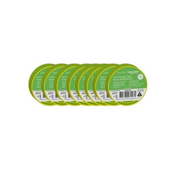 Schneider 2420105 8 Adet 19 mm x 20 m Sarı Yeşil İzole Elektrik Bandı