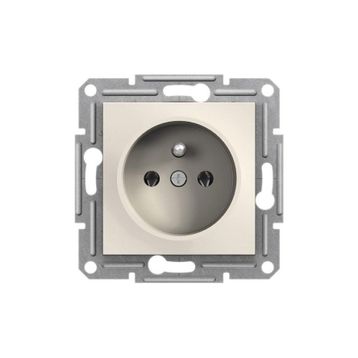 Schneider 3606480987052 Electric Eph2870123 Asfora Krem Ups Pim Topraklamalı Priz