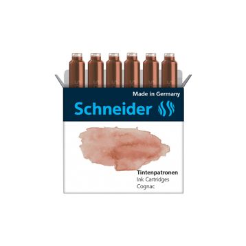 Schneider 4004675147622 166107 Tintenpatronen 6'lı Açık Kahveregi Dolma Kalem Kartuşu