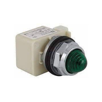 Schneider 9001KP35LGG9 30 mm 24 Watt AC/DC Ba 9S IP66 Yeşil Parlak Led Sekizgen Pilot Işığı
