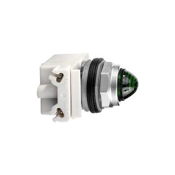 Schneider 9001KP35LGG9 30 mm 24 Watt AC/DC Ba 9S IP66 Yeşil Parlak Led Sekizgen Pilot Işığı
