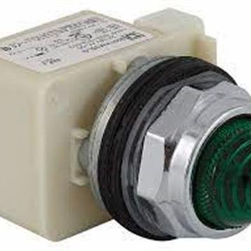 Schneider 9001KP35LGG9 30 mm 24 Watt AC/DC Ba 9S IP66 Yeşil Parlak Led Sekizgen Pilot Işığı