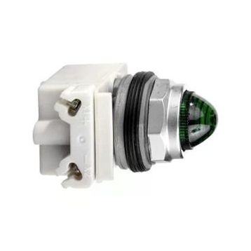 Schneider 9001KP7G9 30 mm 230 Watt AC Ba 9S IP66 Yeşil Sekizgen Pilot Işığı