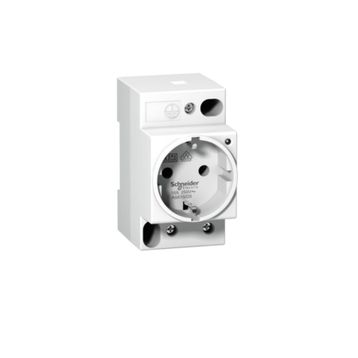 Schneider A9A15035 iPC 250V AC 2P+E 16A Alman Tipi DIN Soketi
