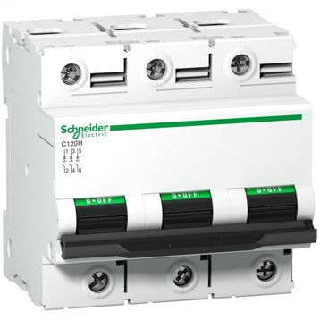 Schneider A9N18470 C120H 3P 125 C Tipi Otomatik Sigorta