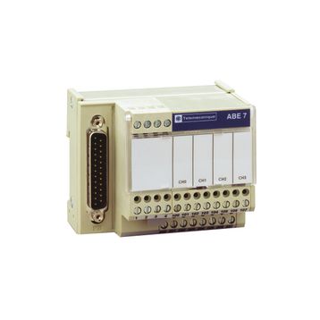 Schneider ABE7CPA410 Abe7 Korumalı 4 Analog Kanalın Dağıtımı için Bağlantı Alt Tabanı