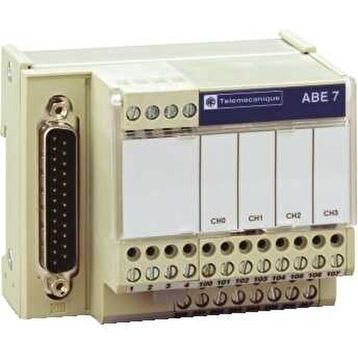 Schneider ABE7CPA410 Abe7 Korumalı 4 Analog Kanalın Dağıtımı için Bağlantı Alt Tabanı