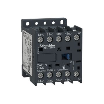 Schneider CA2KN22Q7 Tesys K 380 Watt AC 2NA+2NK Yardımcı Kontaktör