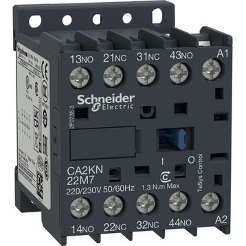 Schneider CA2KN22Q7 Tesys K 380 Watt AC 2NA+2NK Yardımcı Kontaktör