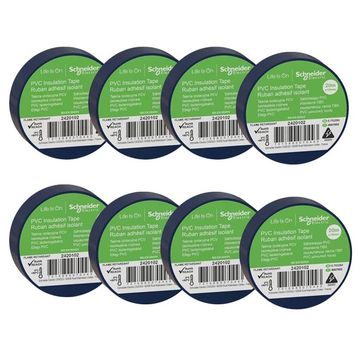 Schneider Electric 2420102-8 20 mt 19 mm 8 Adet Mavi Lacivert PVC İzolasyon Bandı